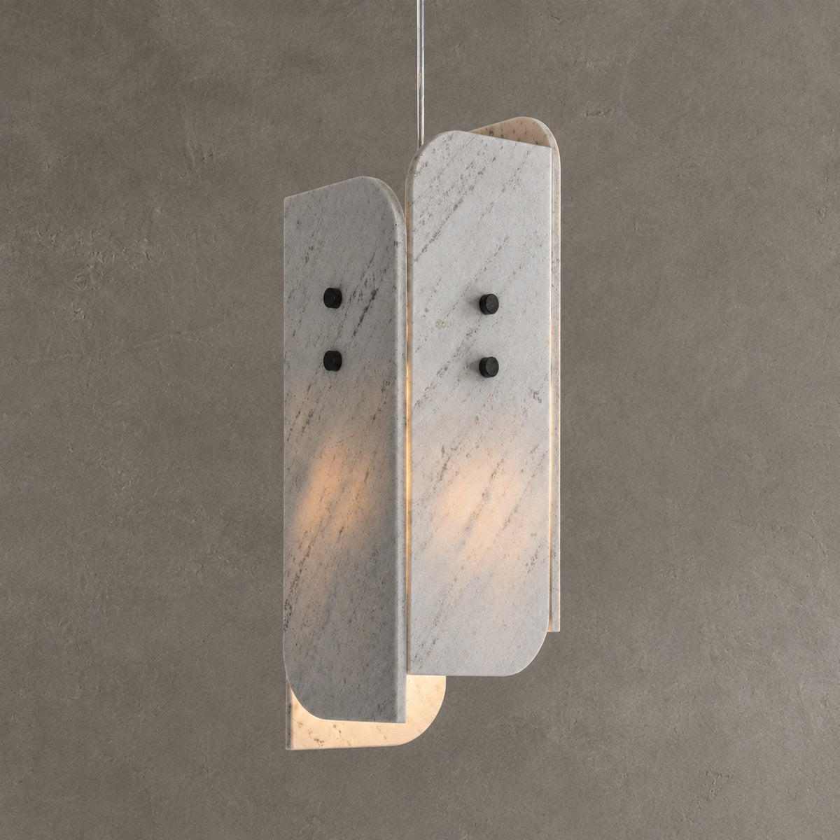Modern Sculptural LuxuryStone Pendant Light