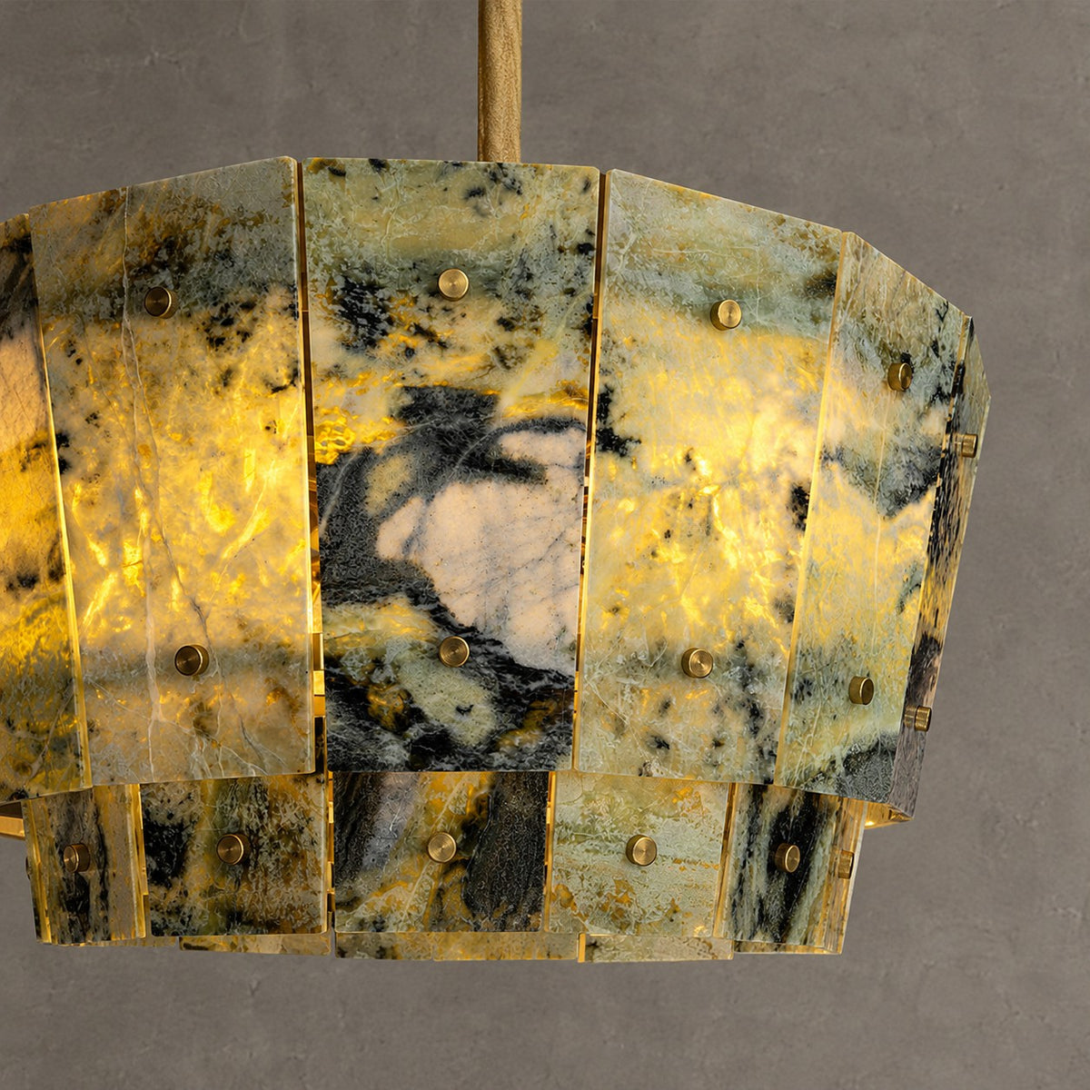 Modern Tapered Luxury stone Chandelier