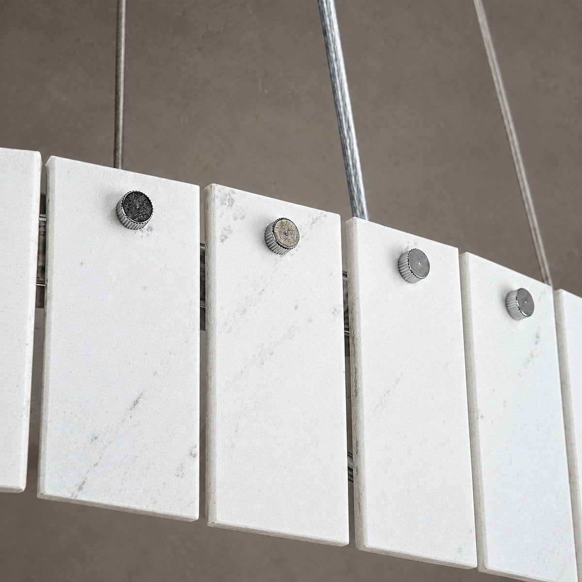 Modern Two-Tier Luxury Stone Round Chandelier
