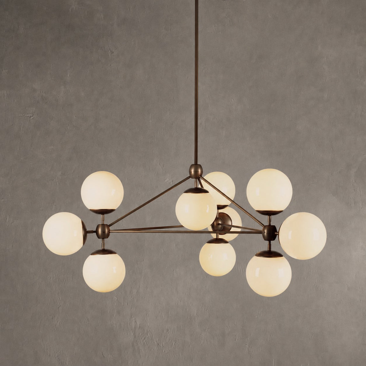 Modo Glass Globe Chandelier 37″