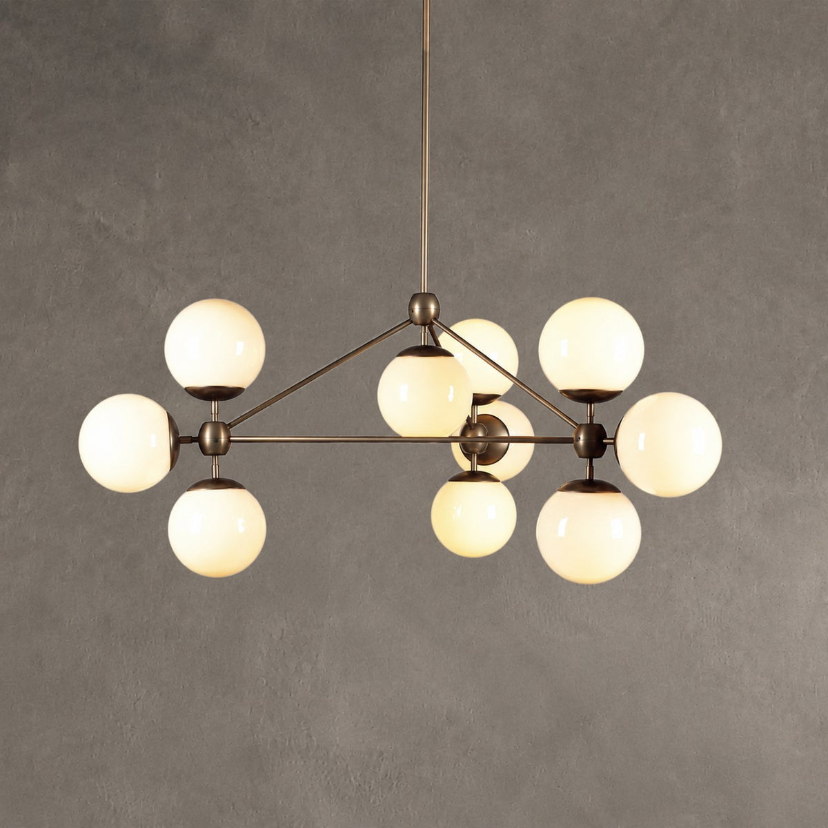 Modo Glass Globe Chandelier 37″