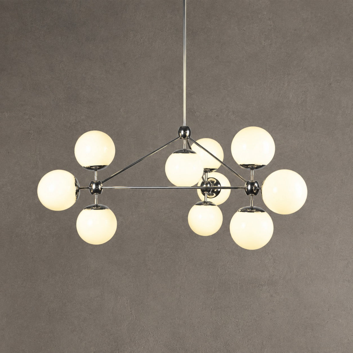 Modo Glass Globe Chandelier 37″