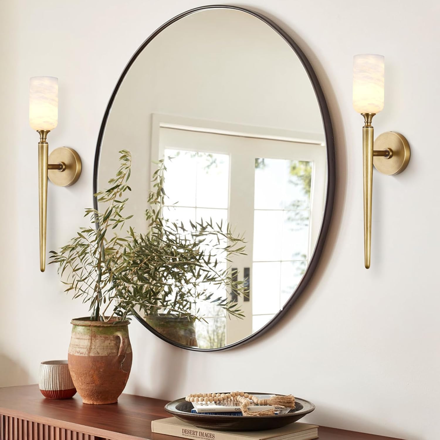 Monty Alabaster Wall Sconces