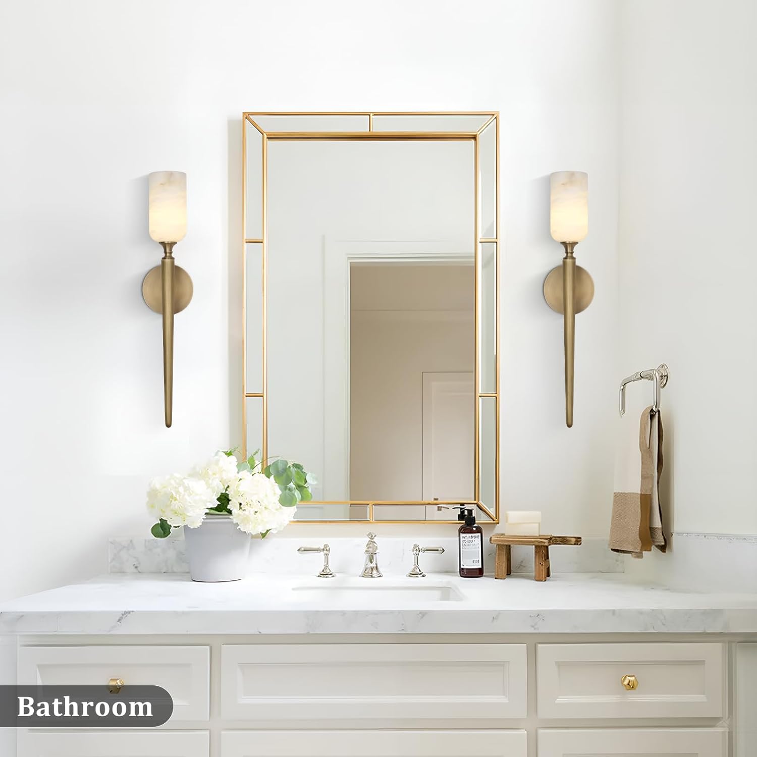 Monty Alabaster Wall Sconces - view 13