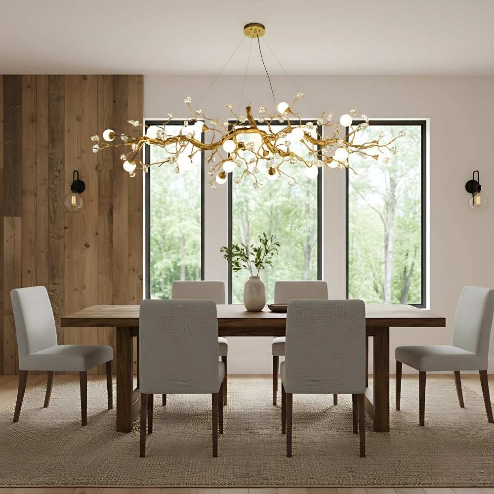 Orgi Statement Linear Branch Chandelier - Gold47.24"(120cm)Warm white 3000KMerlinlamps