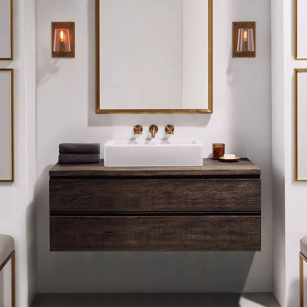 Paurielle Clear Glass Wall Sconce