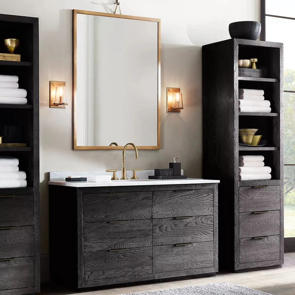 Paurielle Clear Glass Wall Sconce