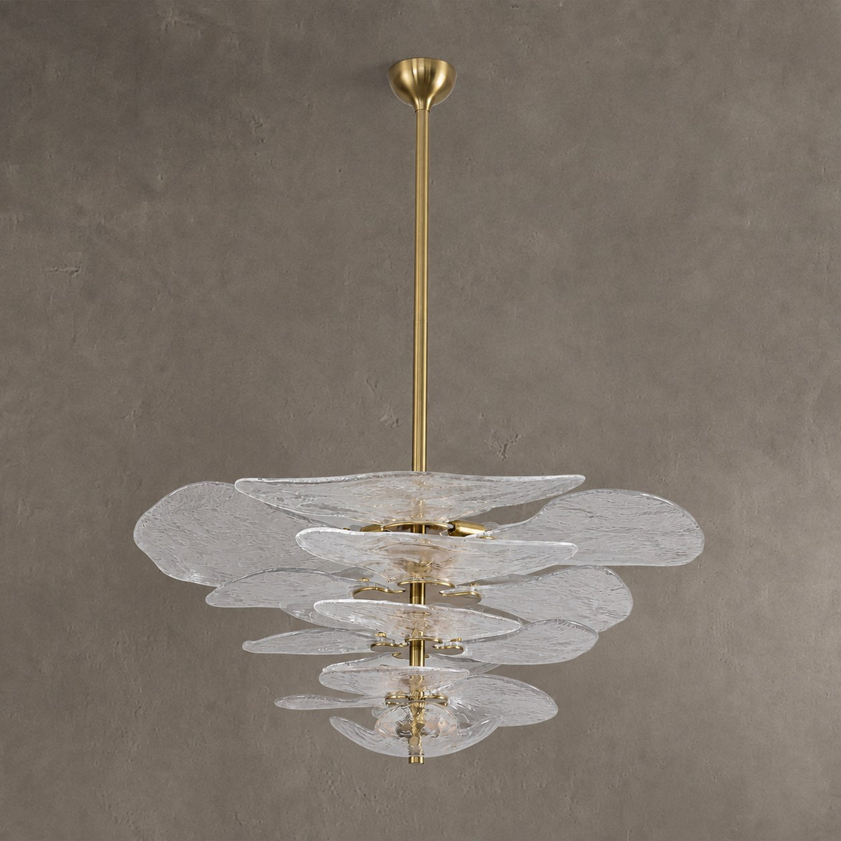 Petal Layered Murano Glass Chandelier