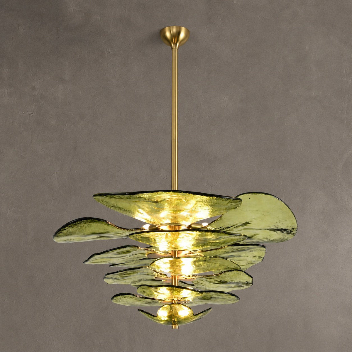 Petal Layered Murano Glass Chandelier