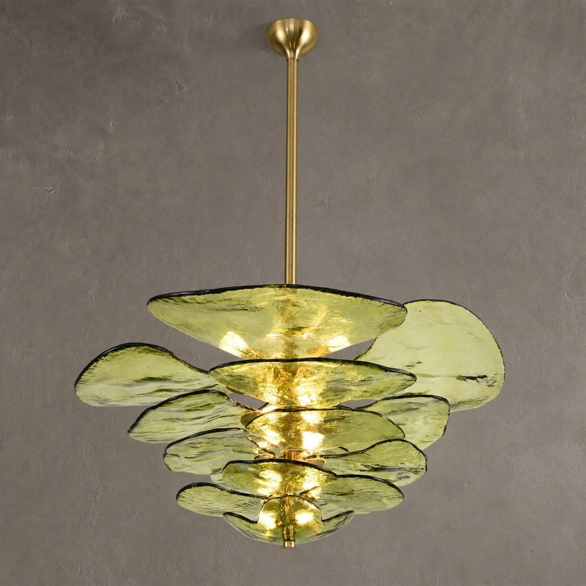 Petal Layered Murano Glass Chandelier