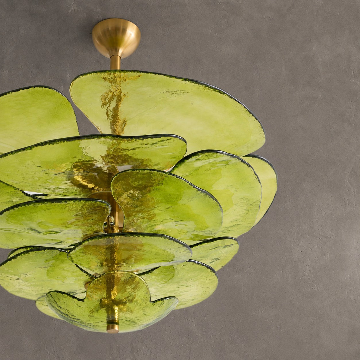 Petal Layered Murano Glass Chandelier