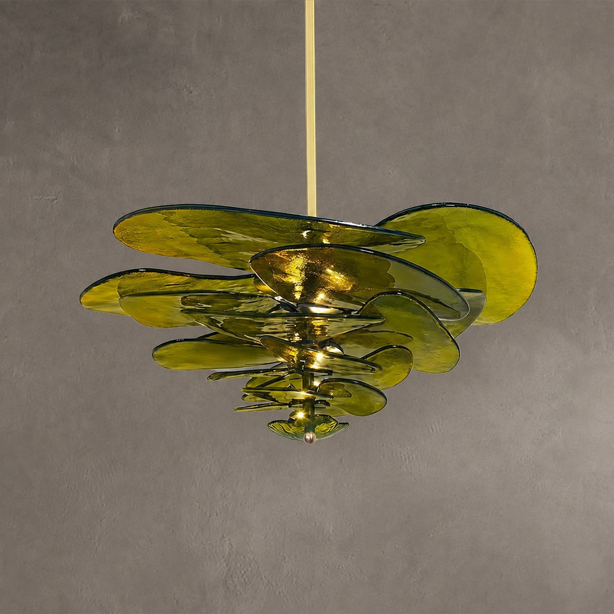 Petal Layered Murano Glass Chandelier