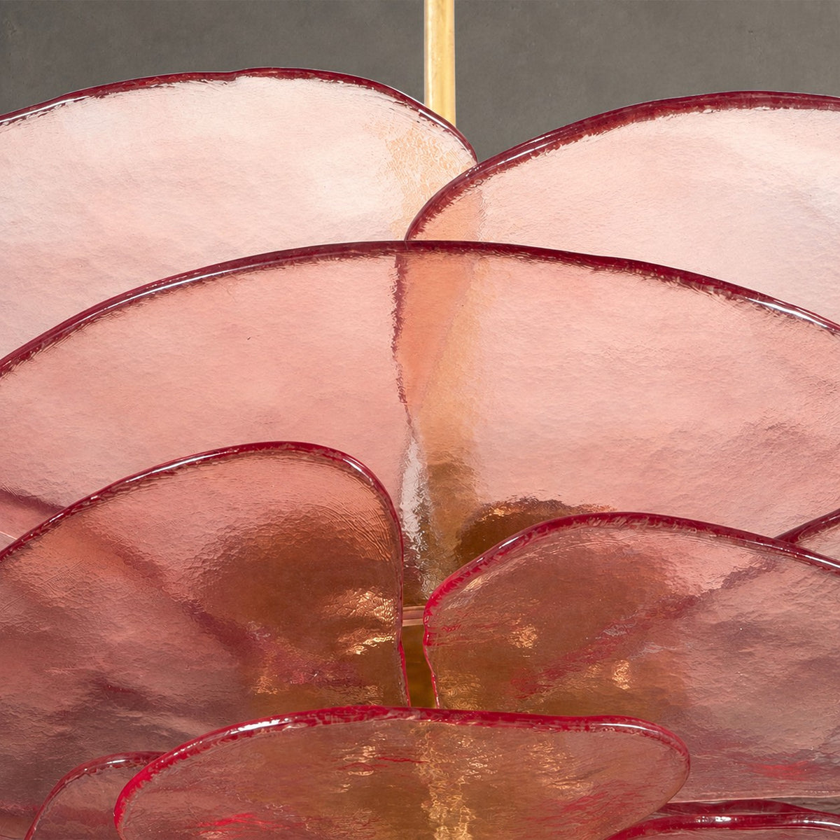Petal Layered Murano Glass Chandelier