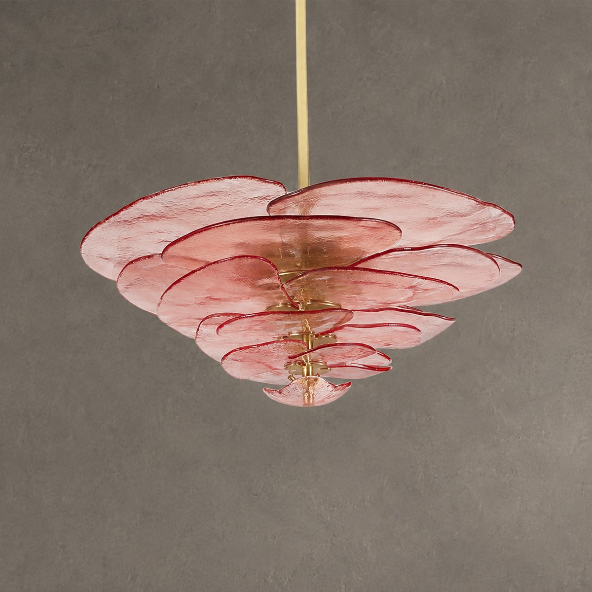 Petal Layered Murano Glass Chandelier