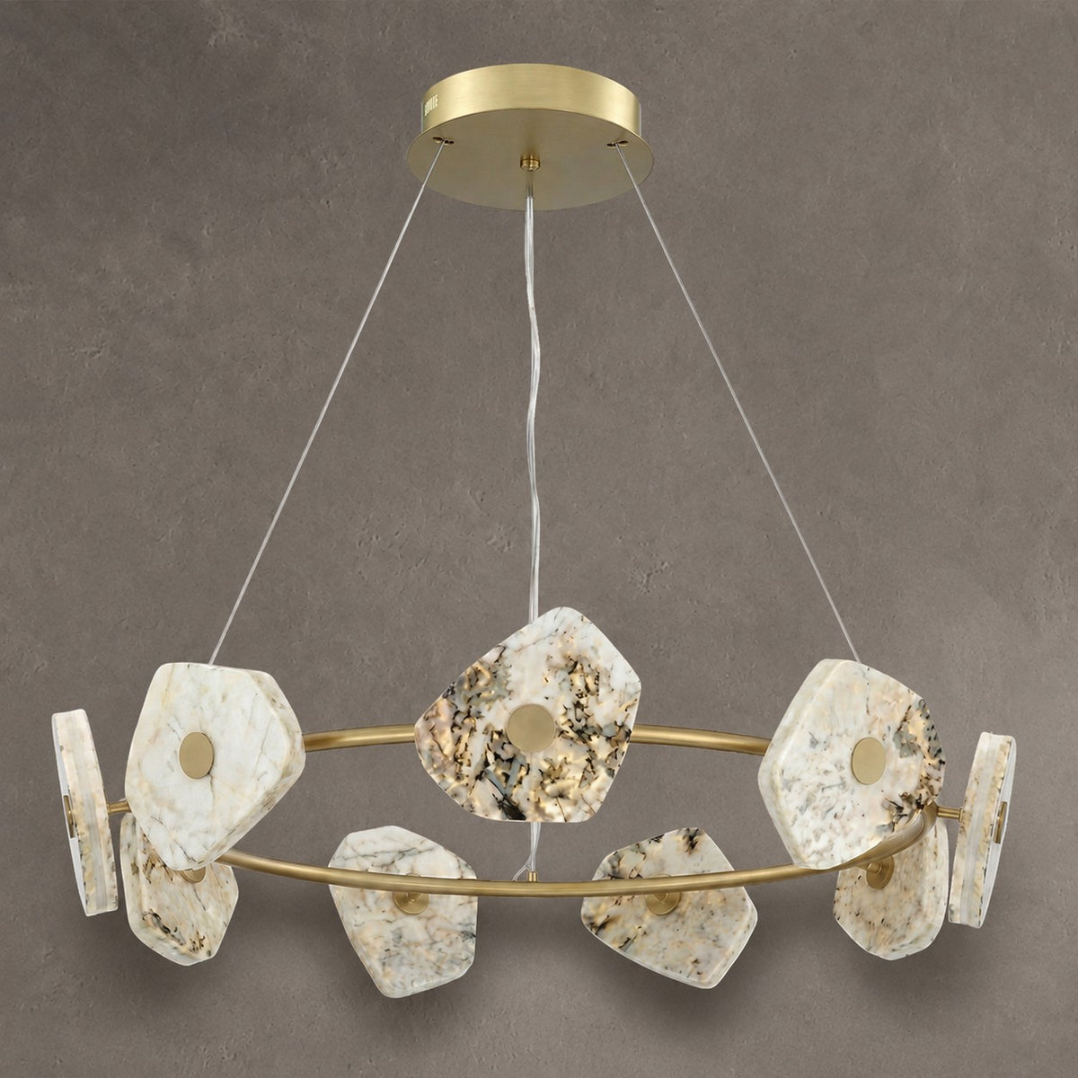 Petra Modern Natrual Stone Pendant Light