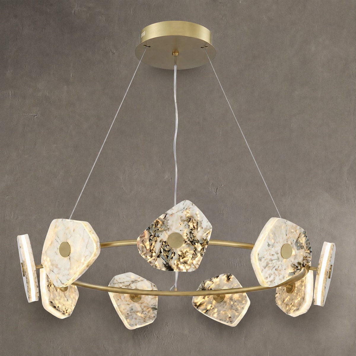 Petra Modern Natrual Stone Pendant Light