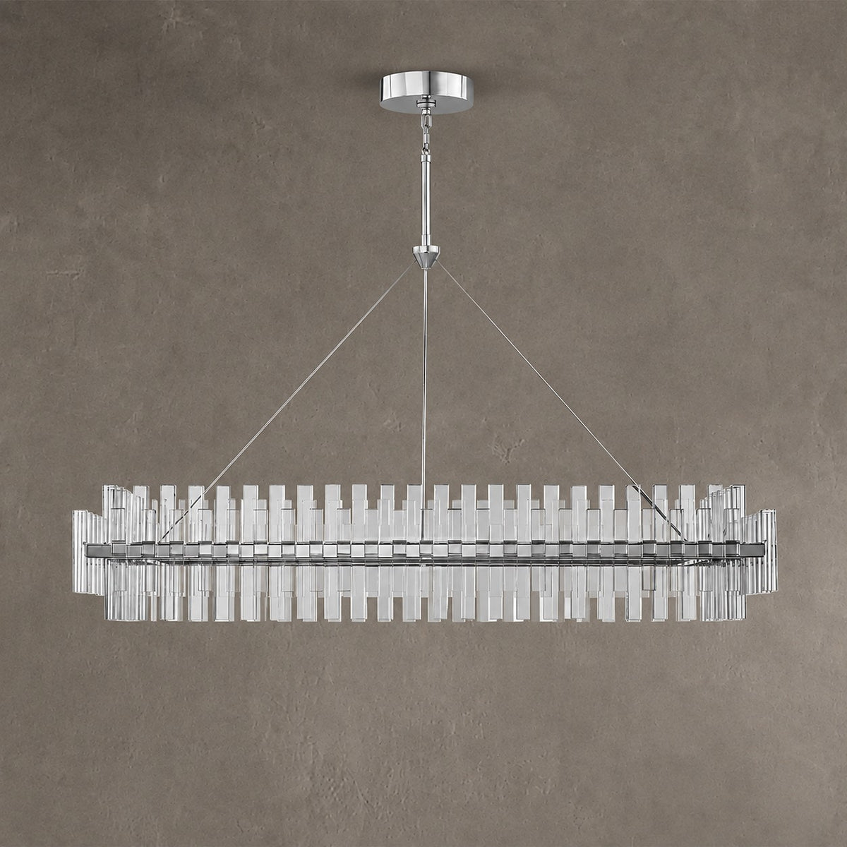 Phoebe Linear LED Crystal Chandelier