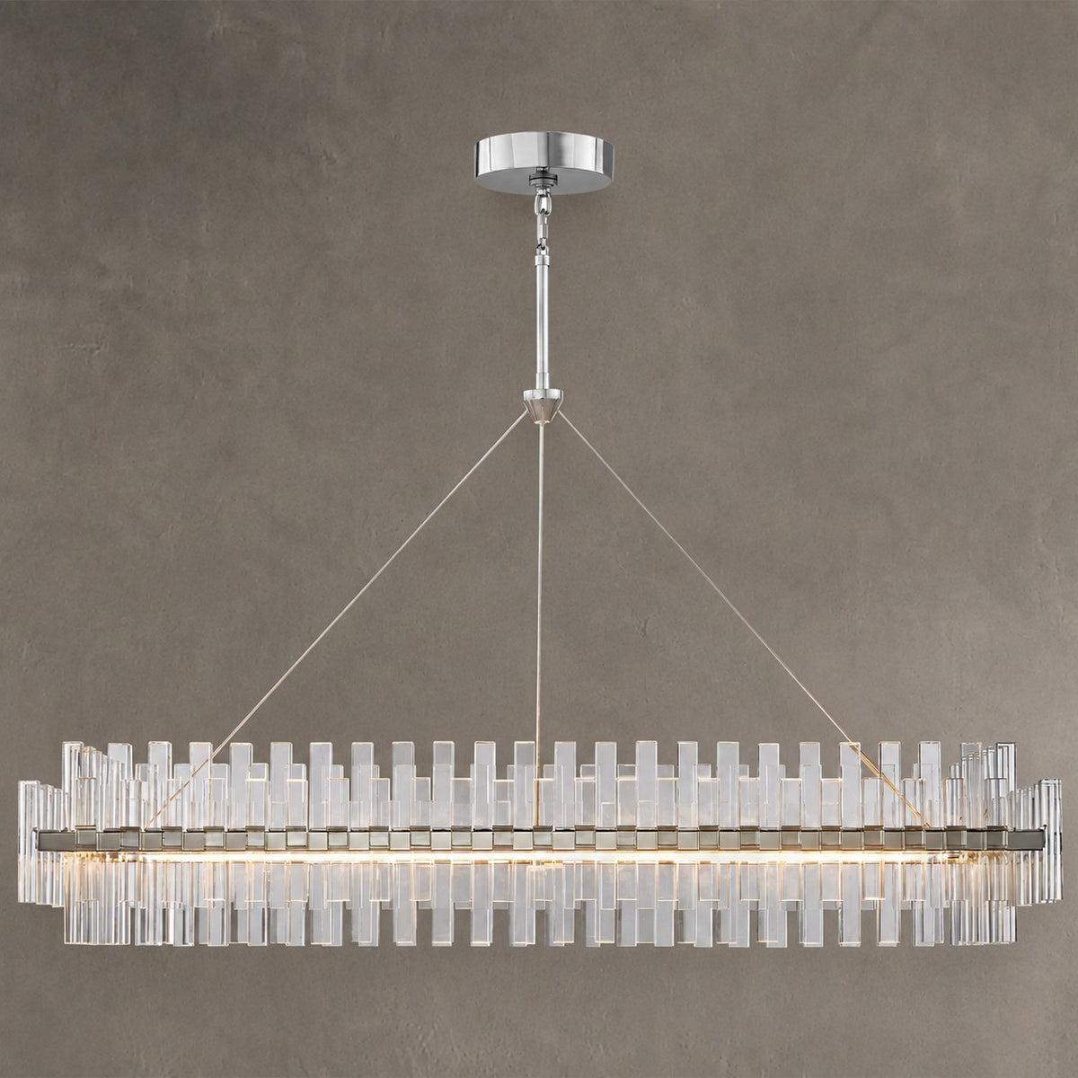 Phoebe Linear LED Crystal Chandelier