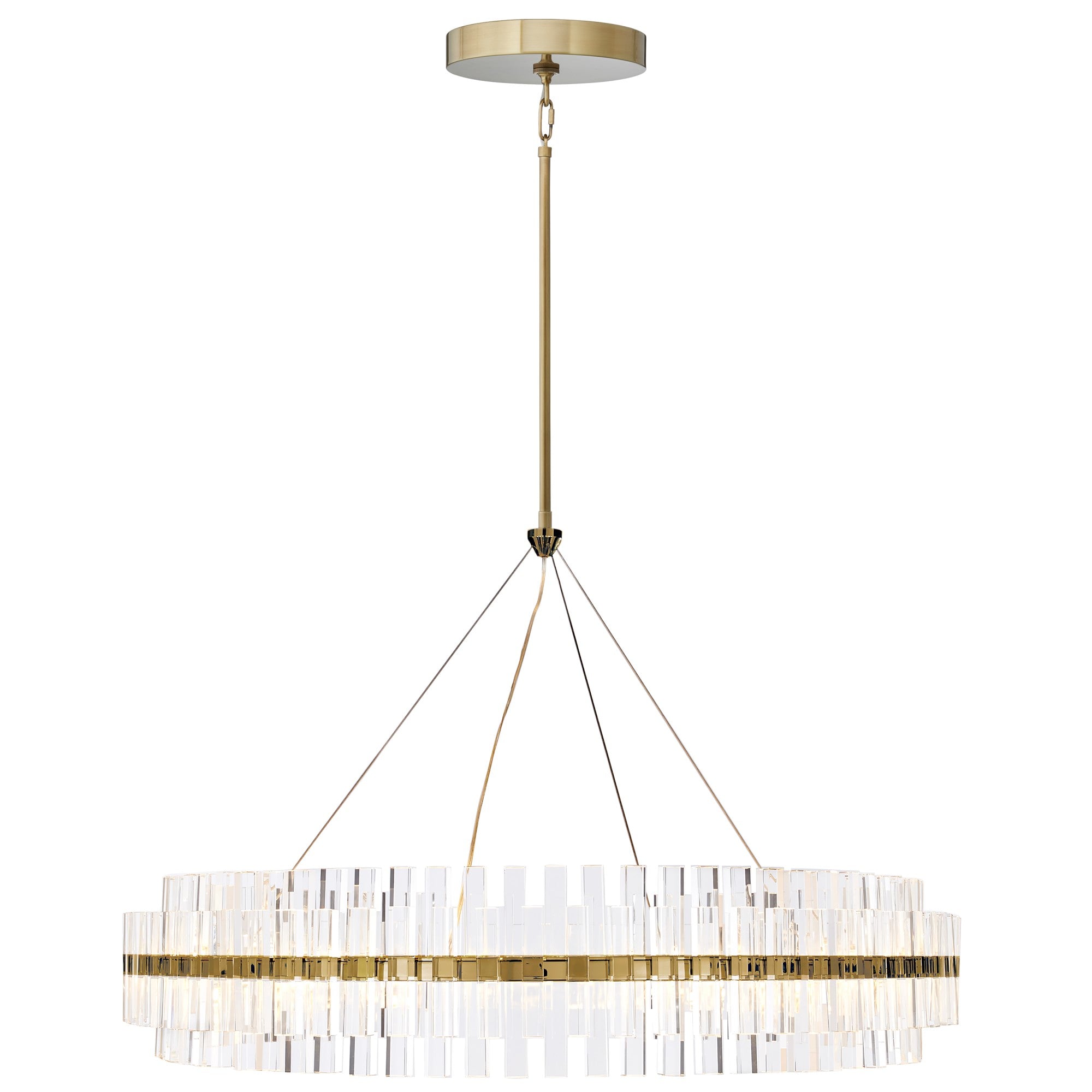 Phoebe Round LED Crystal Chandelier 30.5"/48"