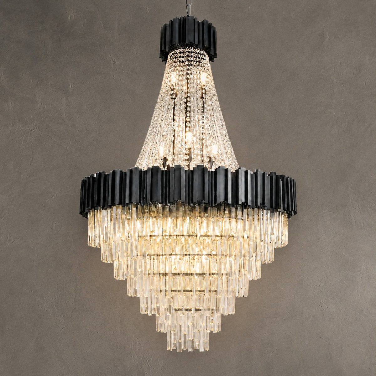 Preston Contemporary Crystal Round Chandelier
