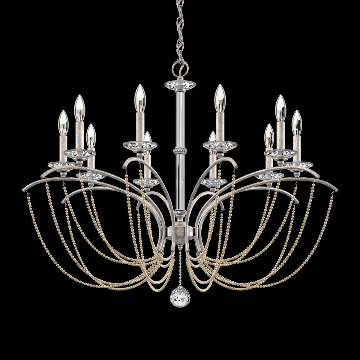 Primrose Crystal Candlestick Chandelier 36"