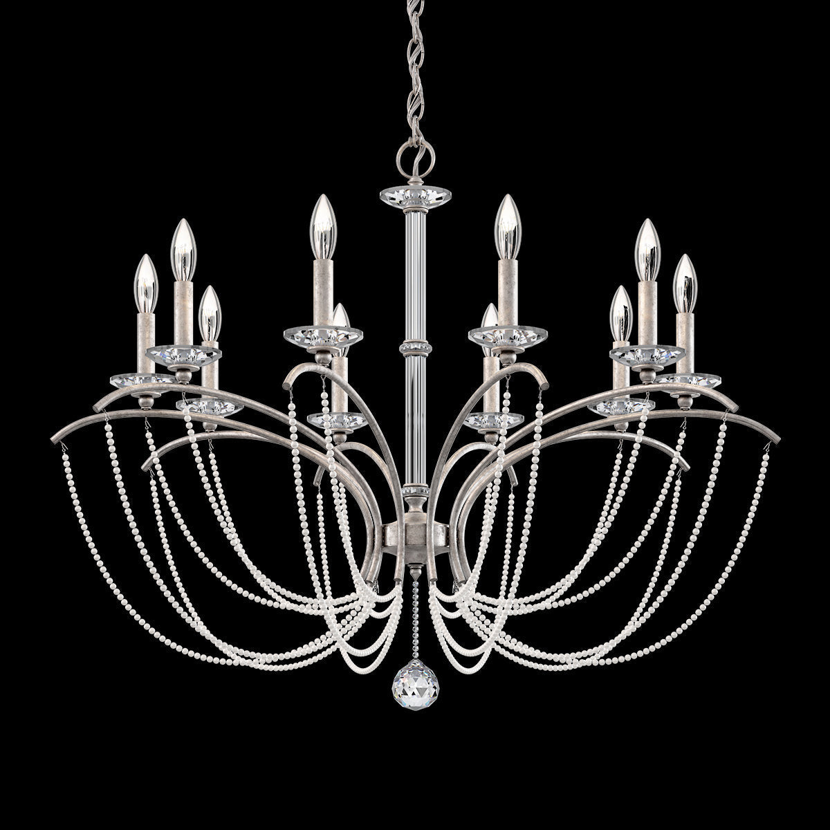 Primrose Crystal Candlestick Chandelier 36"