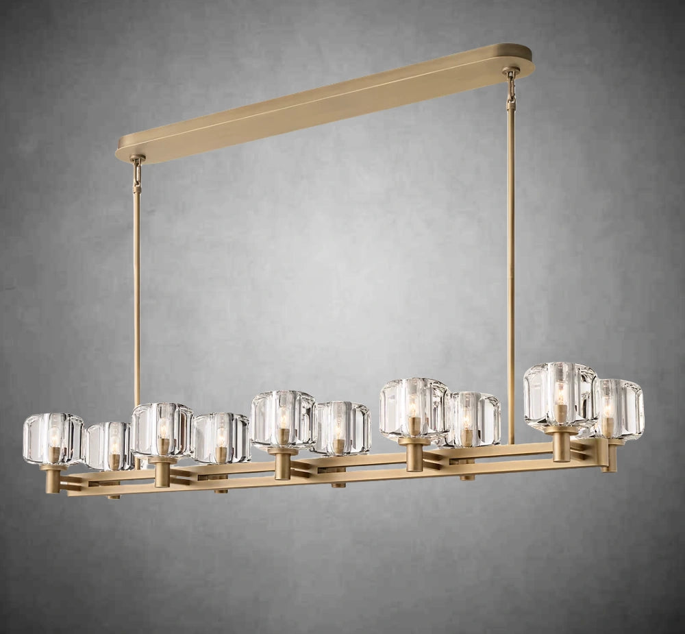 Zachary Double Linear Chandelier