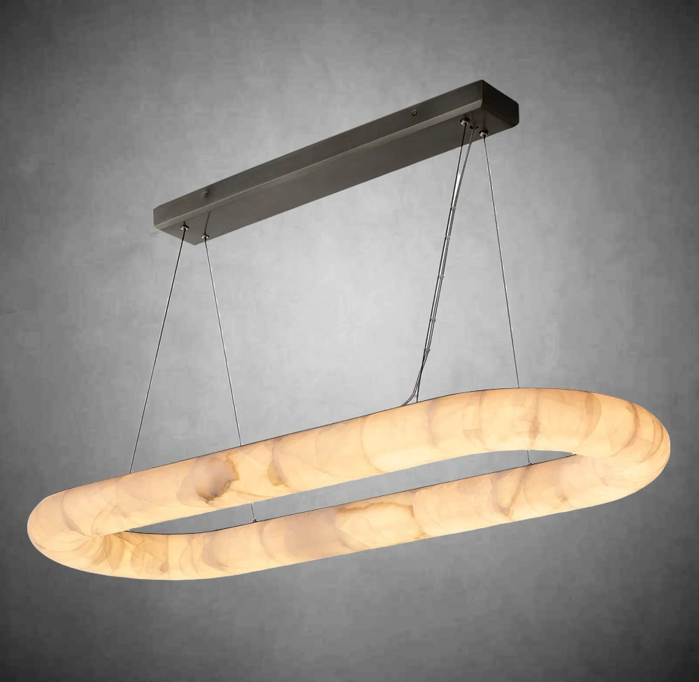 Gabriel Lisse Oval Chandelier