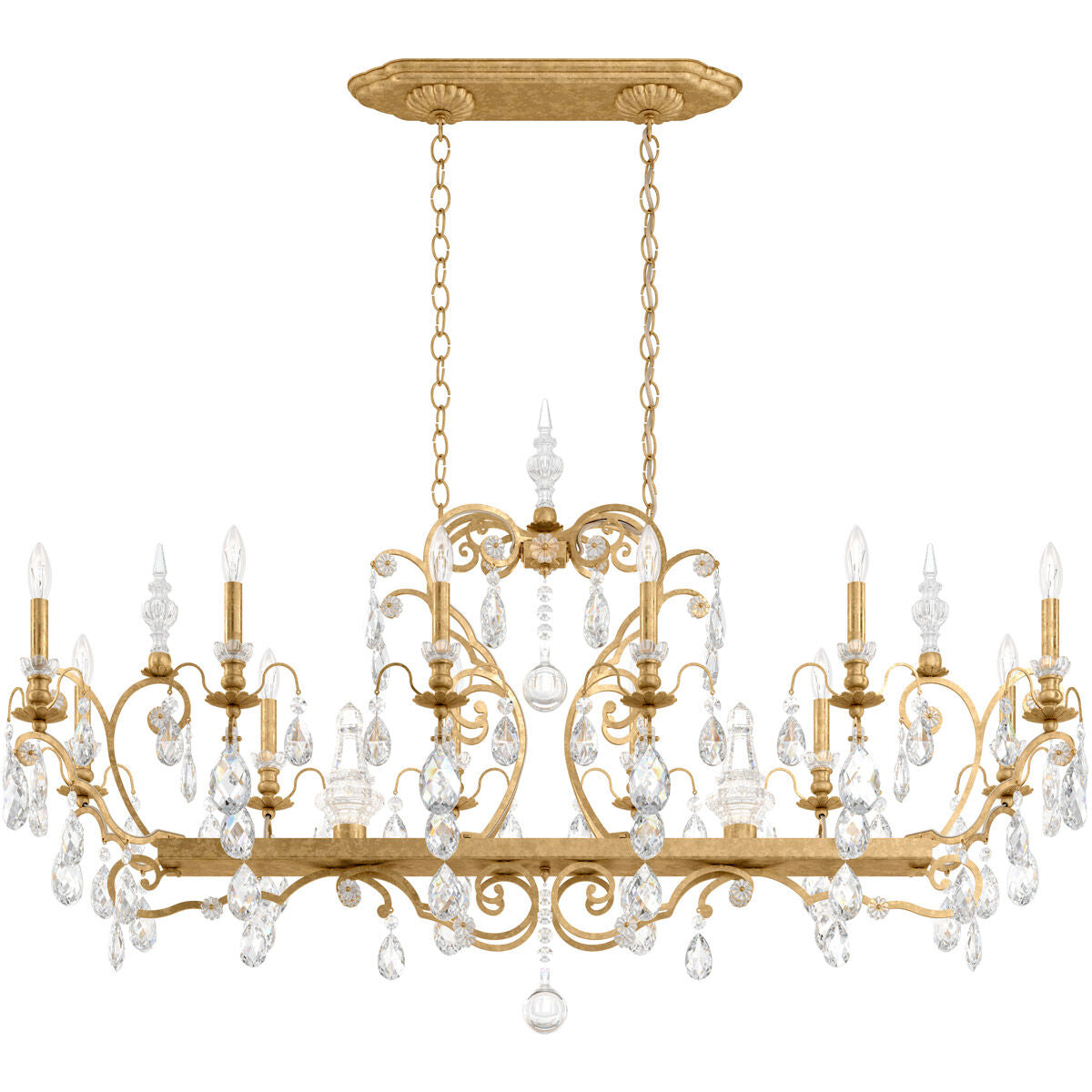Lustre en cristal Renaissance 56"