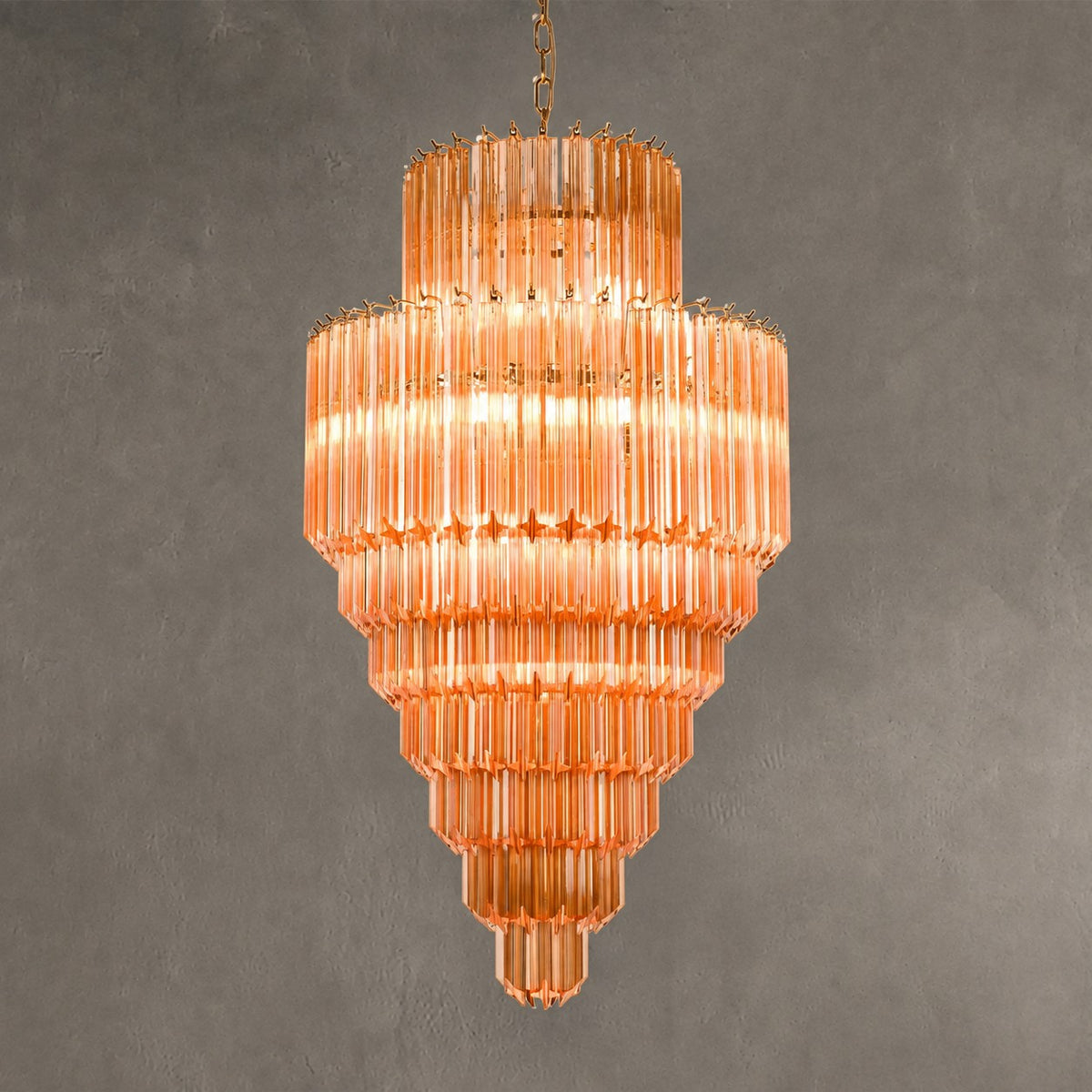 Raphael Pyramid Murano Chandelier