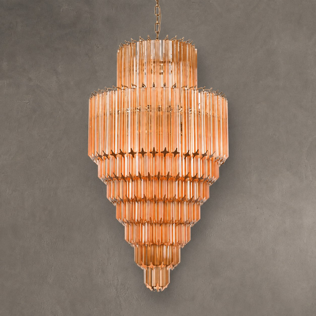Raphael Pyramid Murano Chandelier