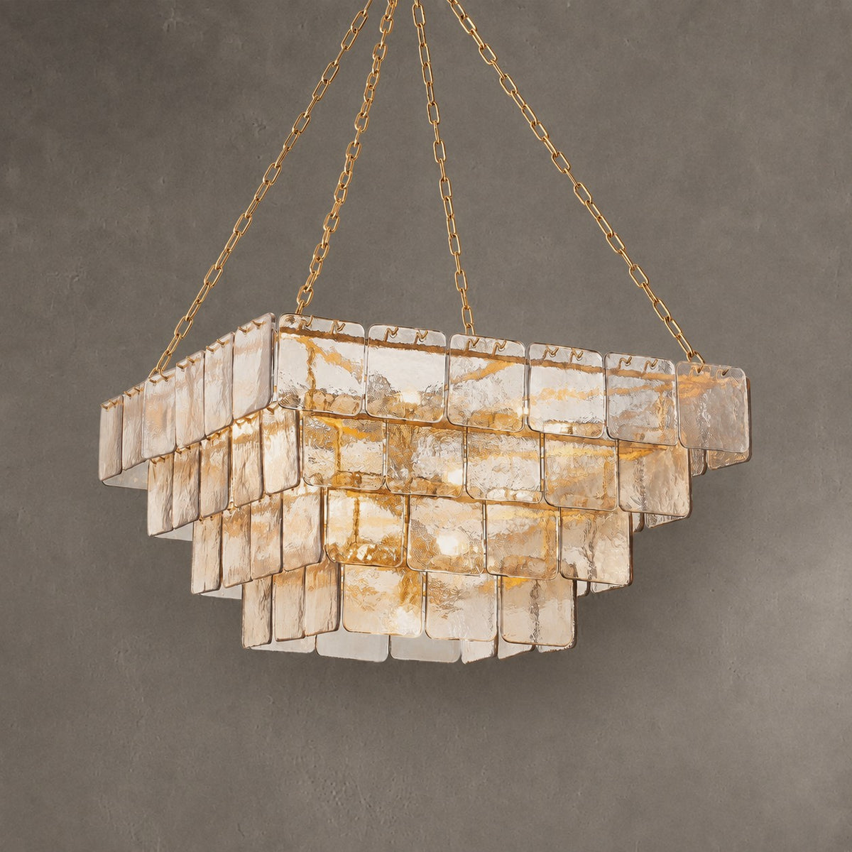 Regal Tiered Chain Chandelier