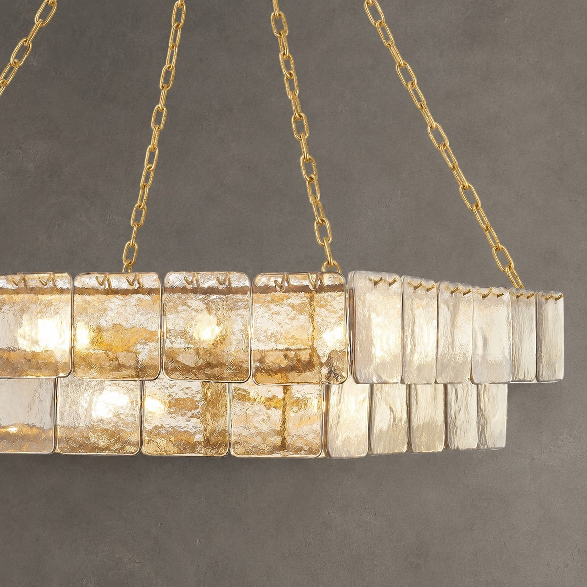 Regal Tiered Chain Chandelier