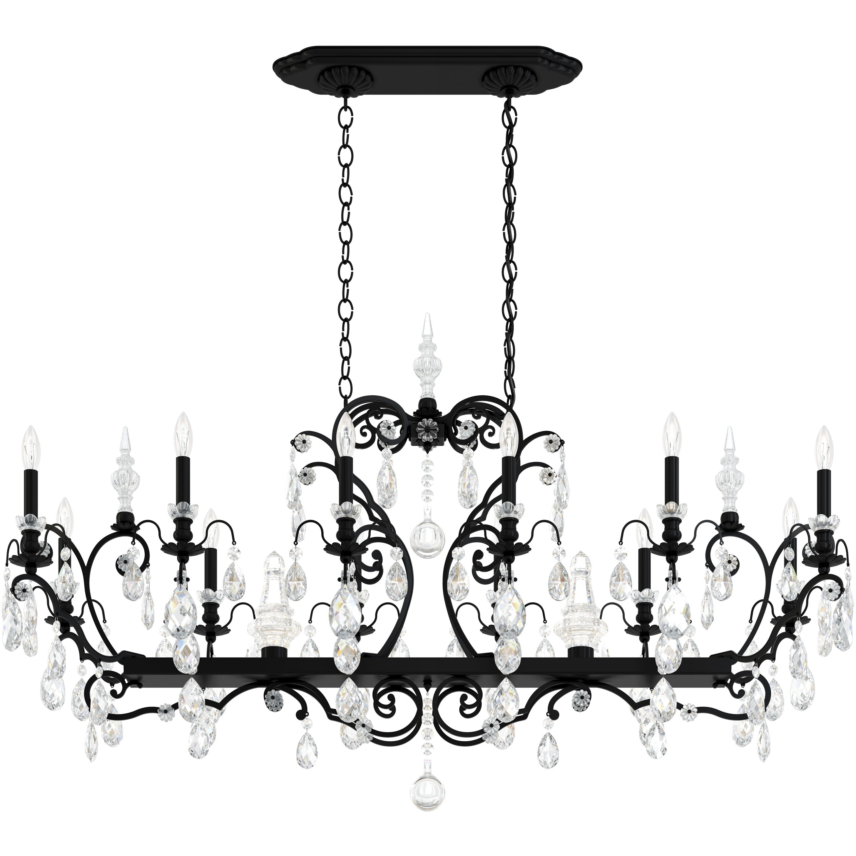 Reverie Crystal Chandelier 56"