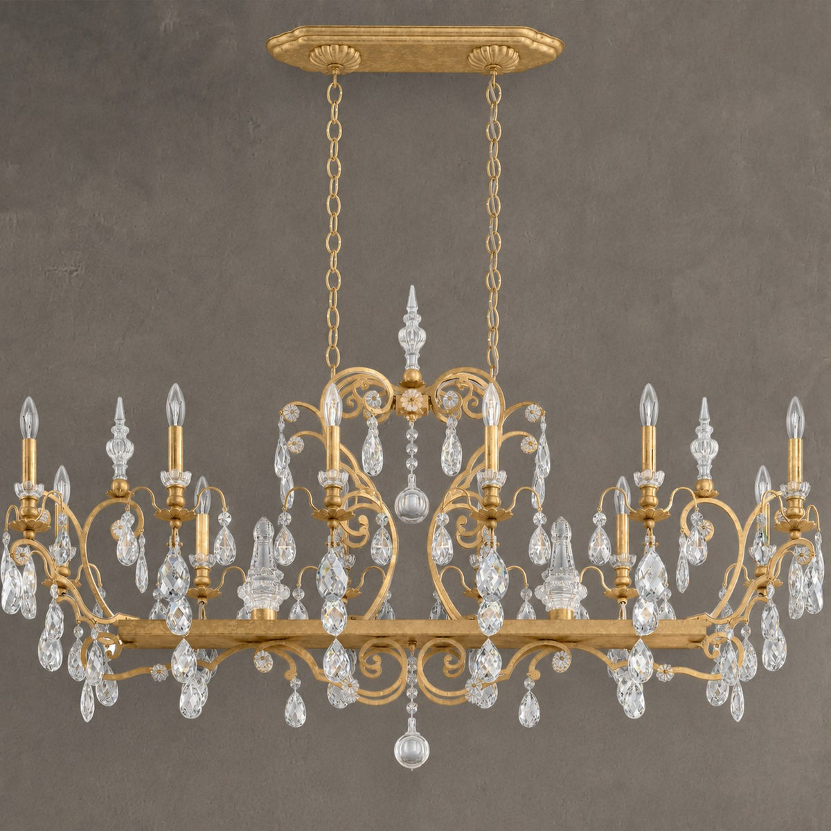 Reverie Crystal Chandelier 56"