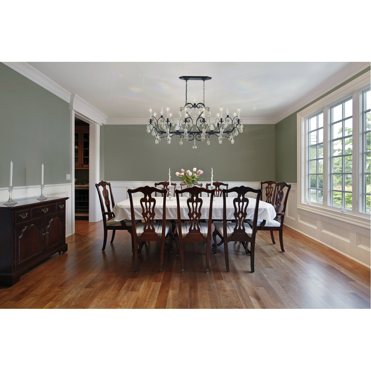Reverie Crystal Chandelier 56"