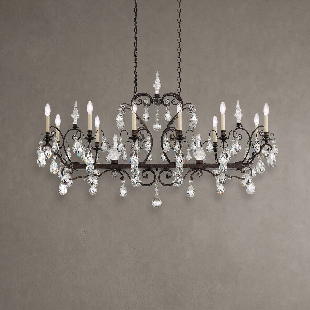 Reverie Crystal Chandelier 56"