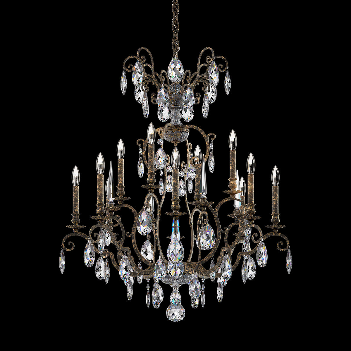 Reverie Nouveau Chandelier 32"