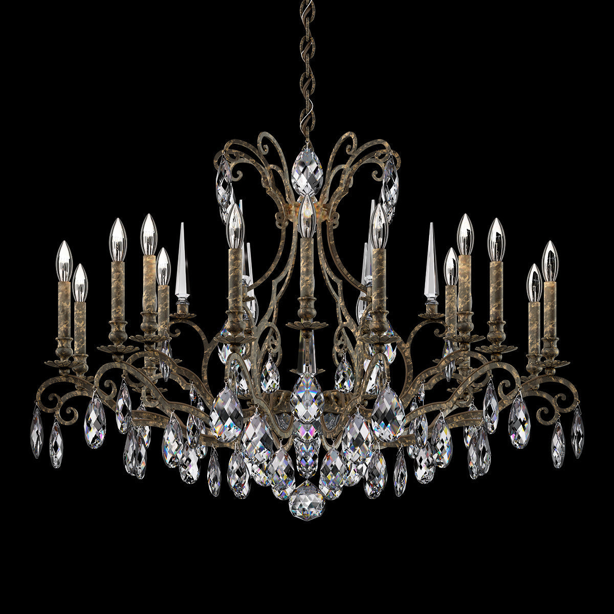 Reverie Nouveau Chandelier 40"