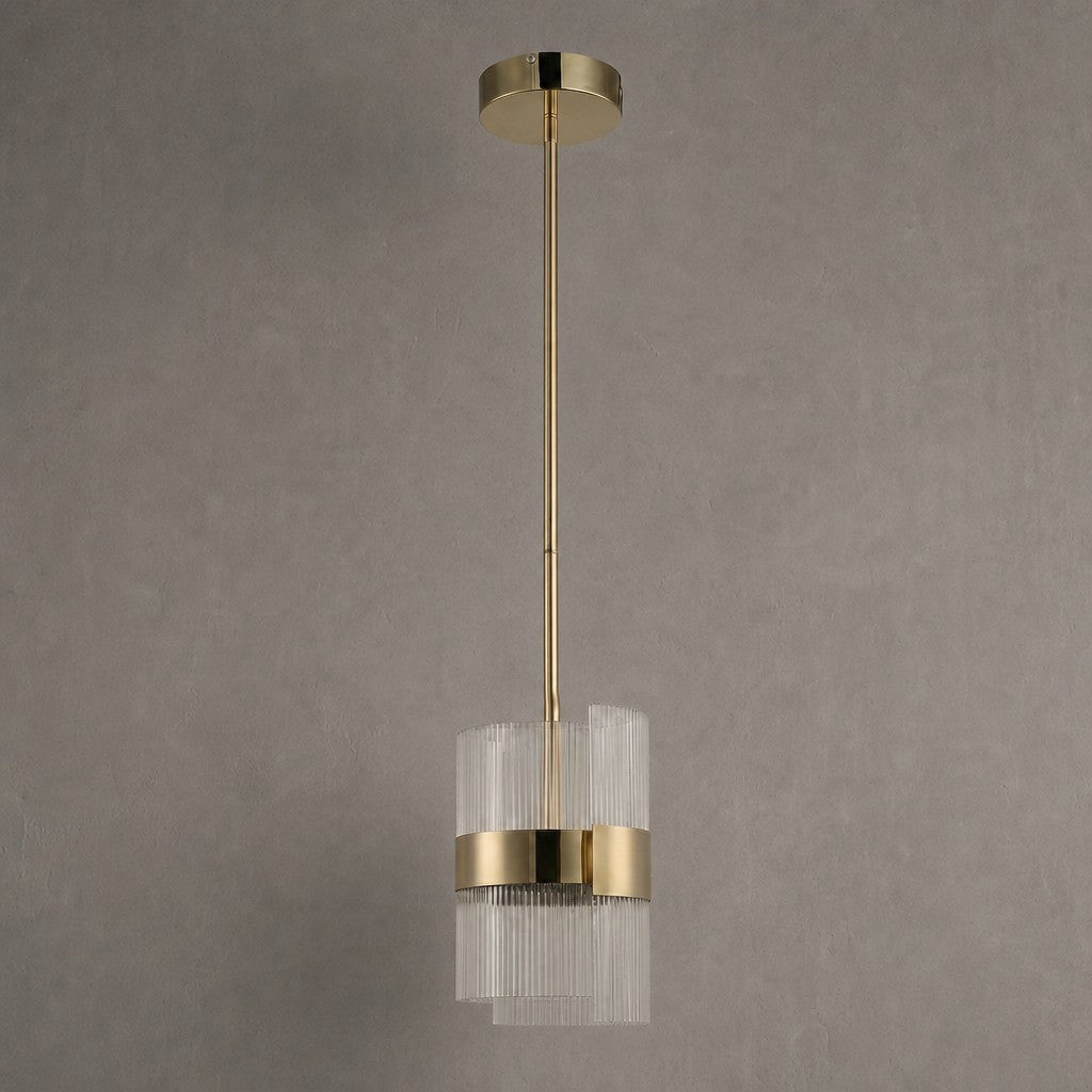 Ribbon Round Modern Chandelier