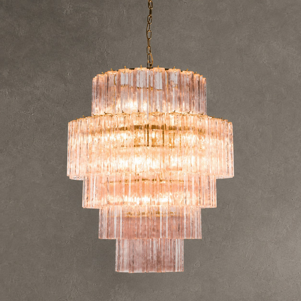 Chandelier  Rina Firenze Tiered Glass Tube