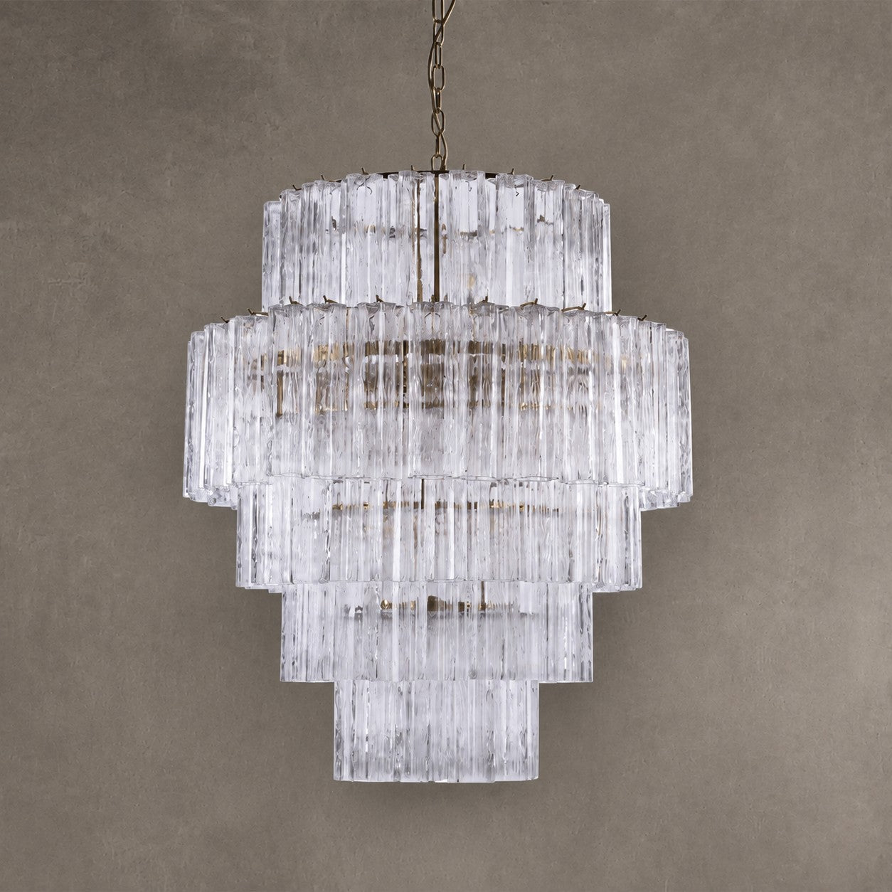 Chandelier  Rina Firenze Tiered Glass Tube
