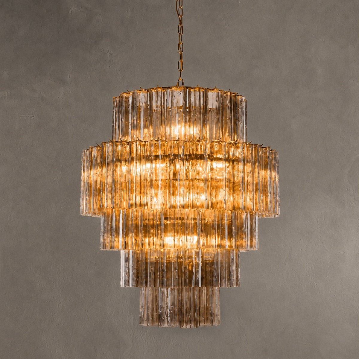 Chandelier  Rina Firenze Tiered Glass Tube