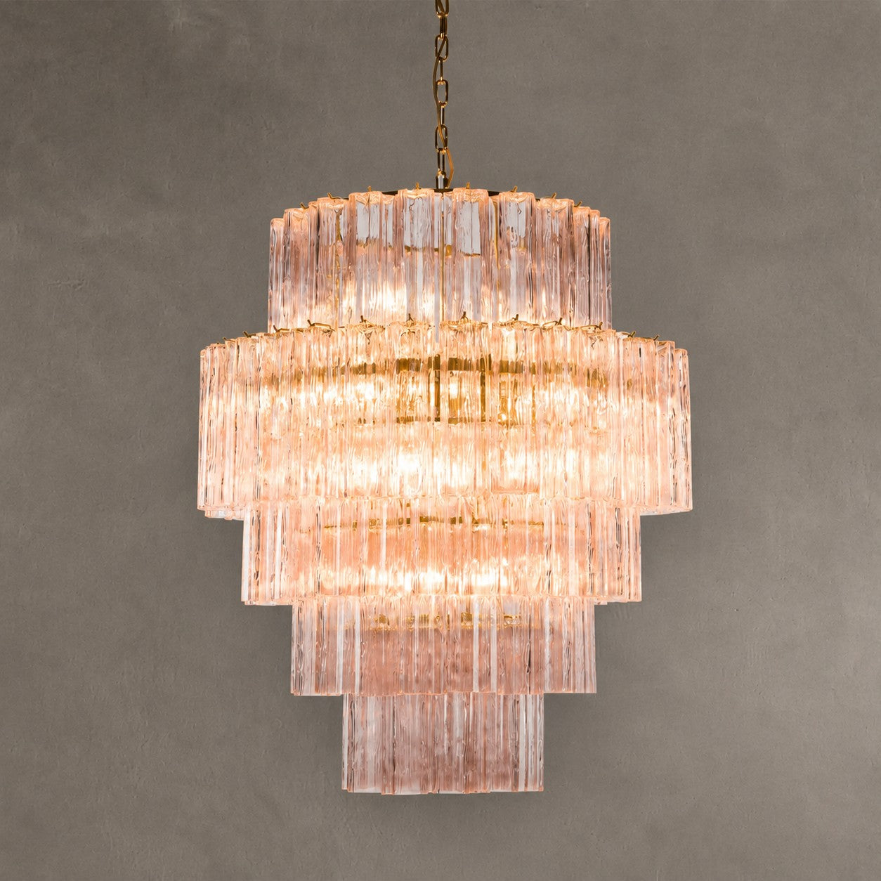 Chandelier  Rina Firenze Tiered Glass Tube