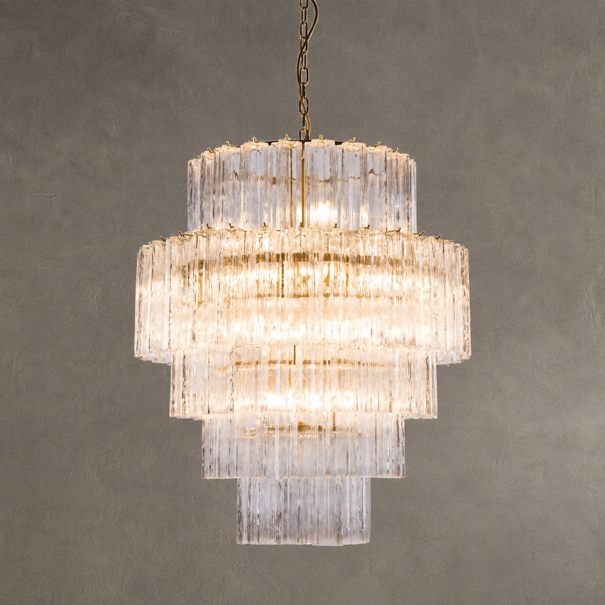 Chandelier  Rina Firenze Tiered Glass Tube