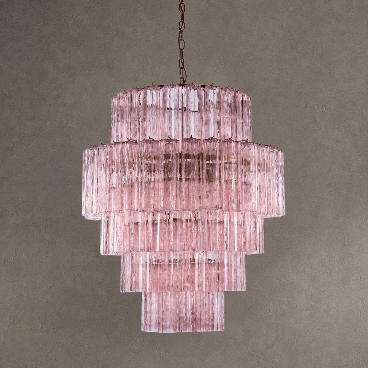 Chandelier  Rina Firenze Tiered Glass Tube