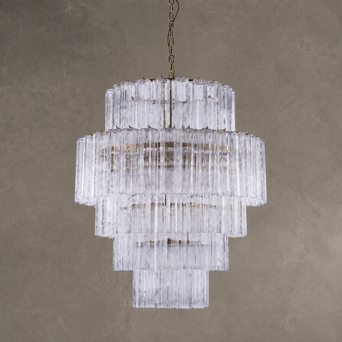 Chandelier  Rina Firenze Tiered Glass Tube