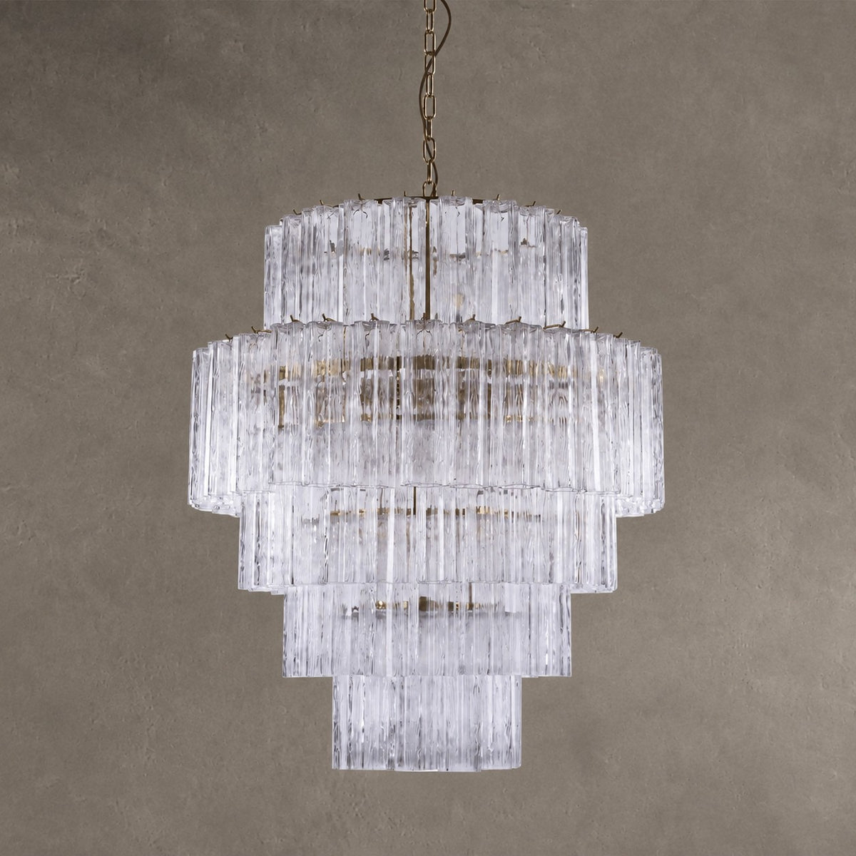Chandelier  Rina Firenze Tiered Glass Tube