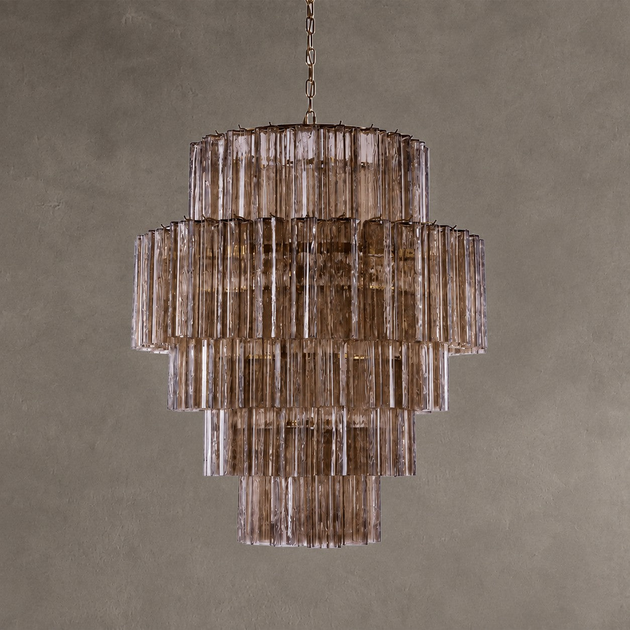 Chandelier  Rina Firenze Tiered Glass Tube