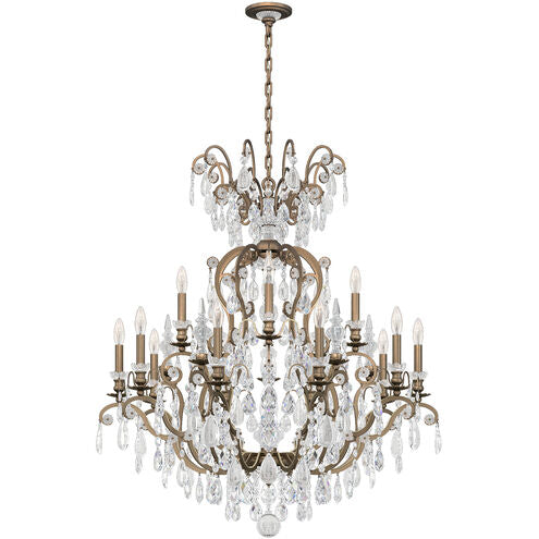 Rivenna 15 Light Crystal Chandelier 38"